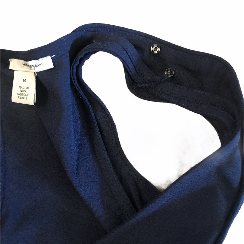 ❗️Sale❗️Halogen Ruffle Strap Tank Top - Picture 3 of 4